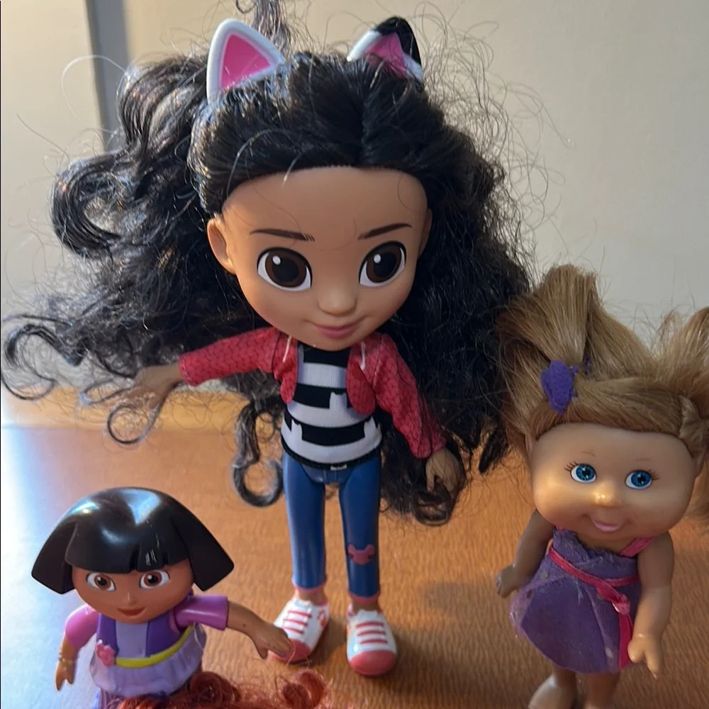 Assorted Kids Dolls Set Gabby, Dora, Cabbage Patch, Disney,‎ Fisher-Price